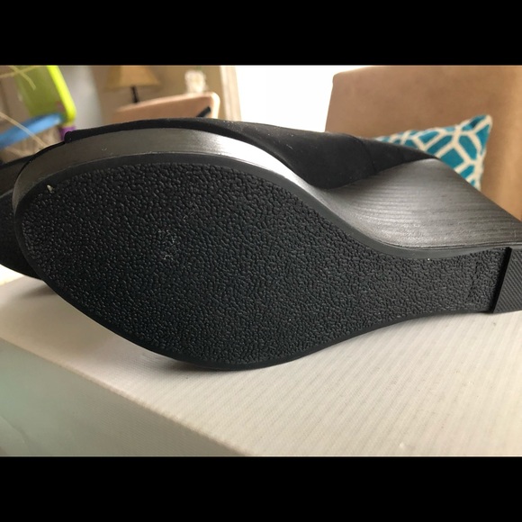 💞 Nw Black velvet shoes With high platform - Picture 5 of 7