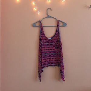 tribal print tank top