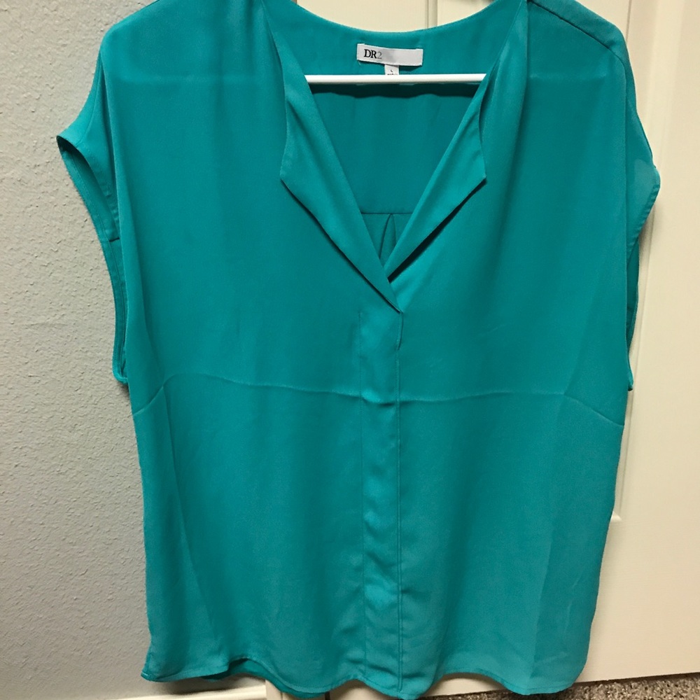 NWOT Daniel Rainn - DR2 Turqoise Blouse
