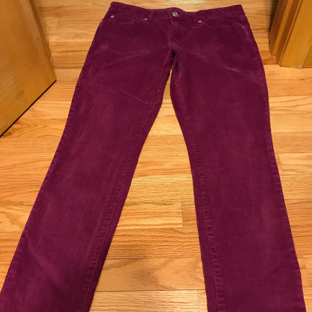 Magenta GAP Corduroy Pants