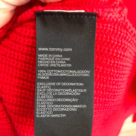 NWT TOMMY HILFIGER Ribbed Cowl Neck Sweater - Picture 8 of 8