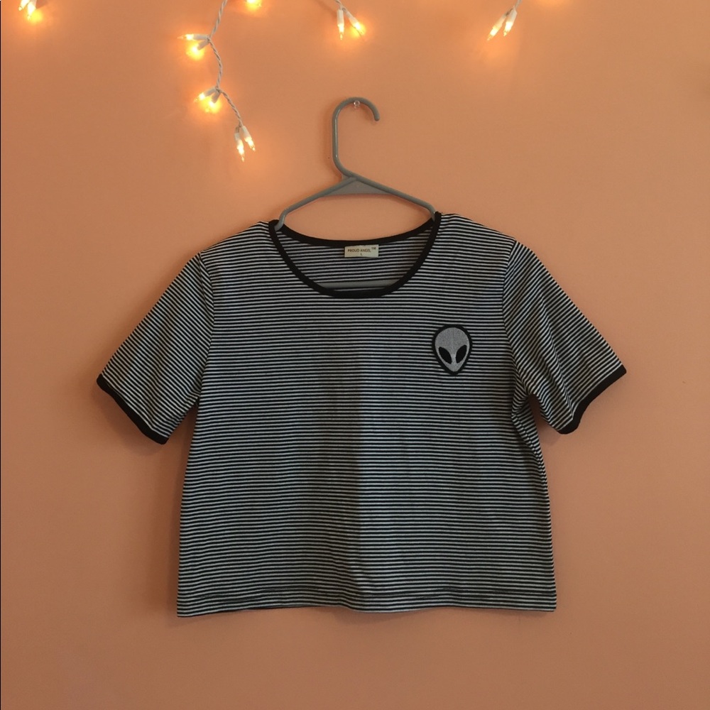Proud Angel alien crop top