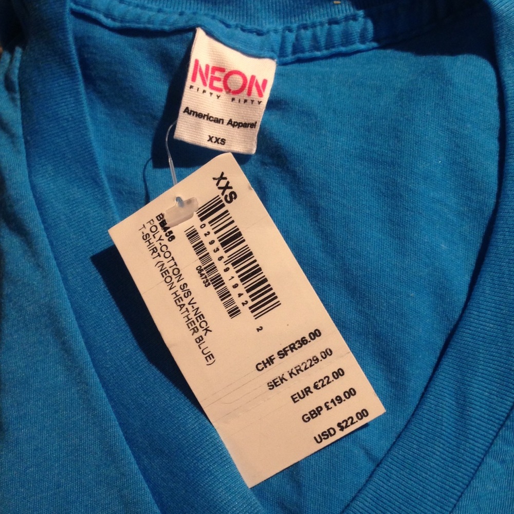 American Apparel V-neck