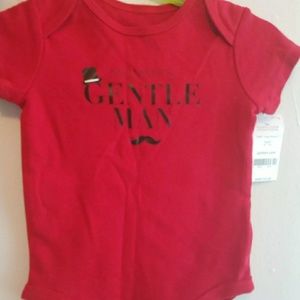 Cute onesie for baby boy.