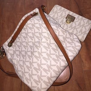Michael Kors bag and wallet