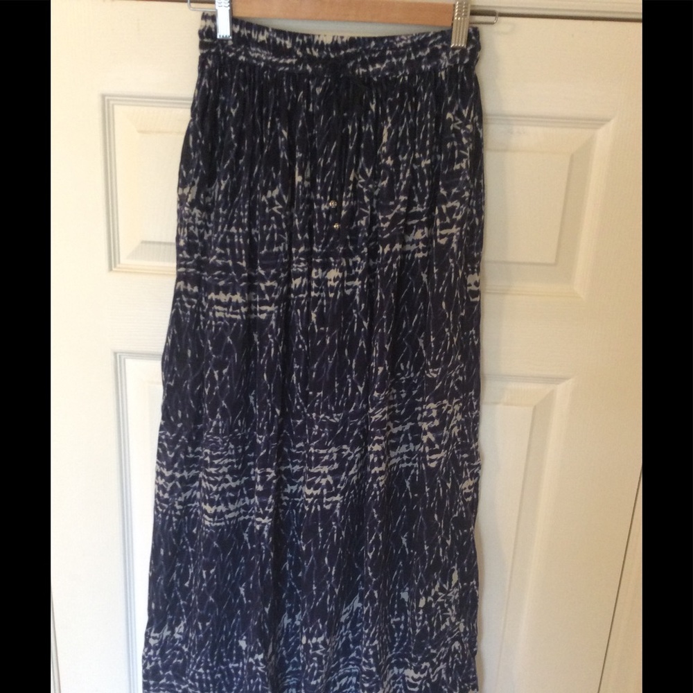 Tie Dye Abercrombie & Fitch Maxi Skirt