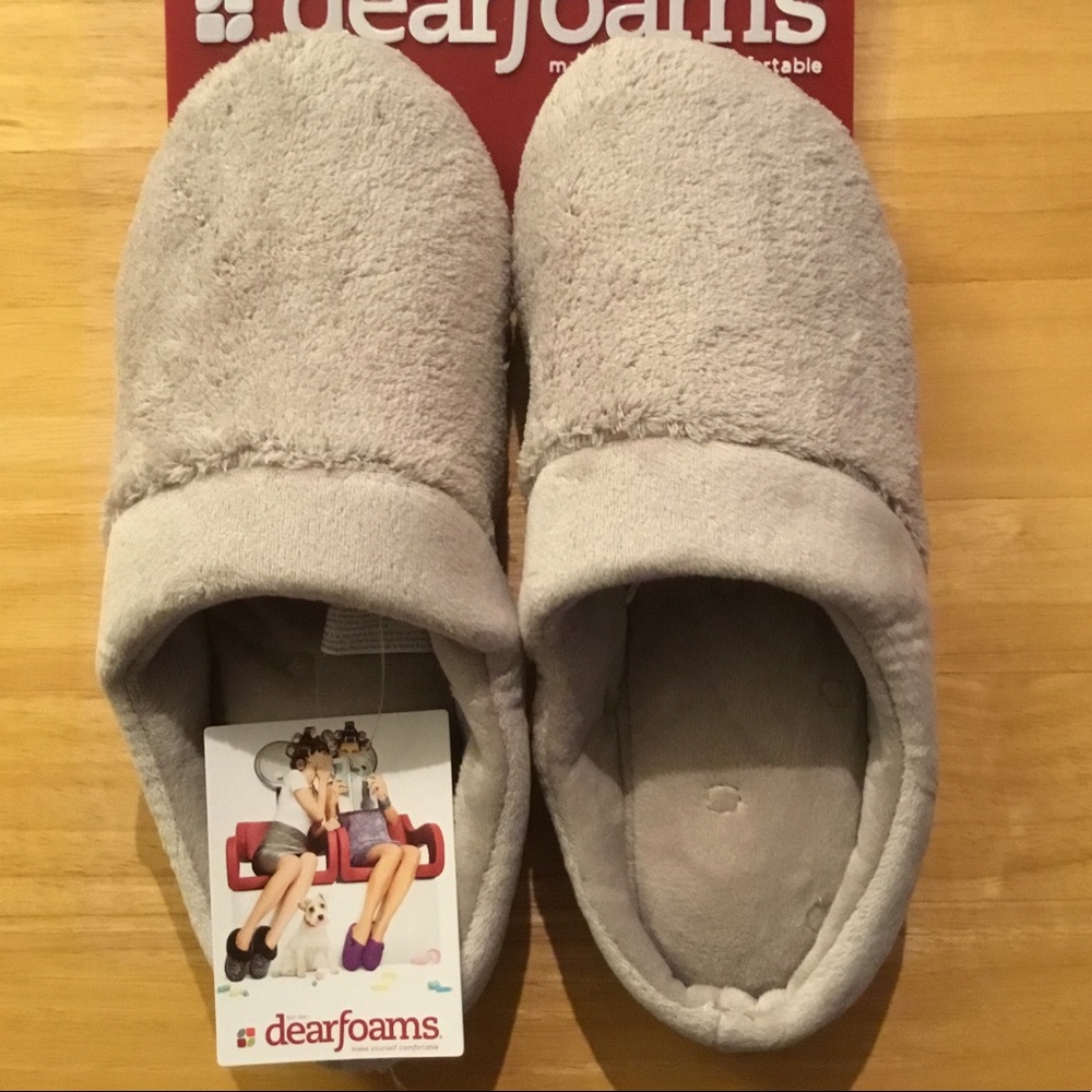 DearFoams Taupe Clog (Size S 5-6)