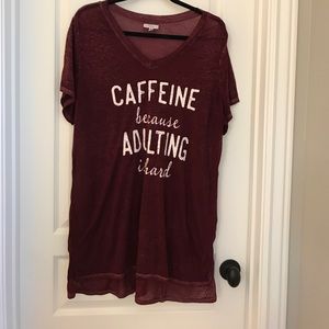 Adorable burgundy top