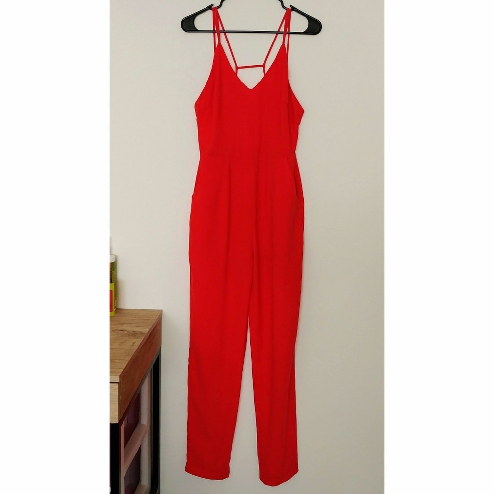 Sold - strappy Open-back Jumpsuit