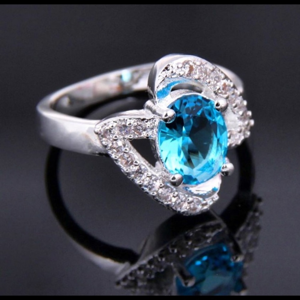 💎💍925 SS Double Heart 💙Ring💍💎