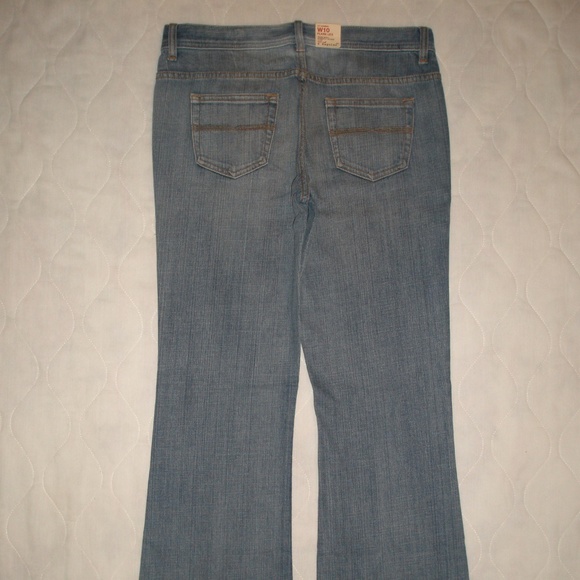 NWT X2 Express W10 Flare Leg Jeans 6 R - Picture 3 of 5