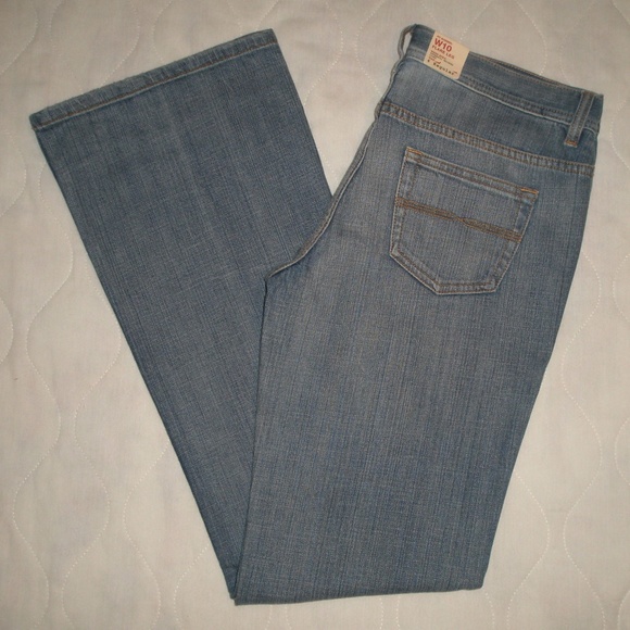 NWT X2 Express W10 Flare Leg Jeans 6 R - Picture 1 of 5