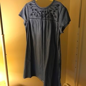 Denim Shift Dress