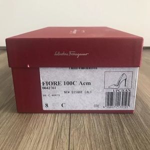 Salvatore ferragamo fiord 100 leather women's pump