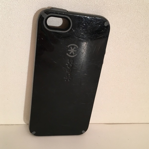 Speck Black/Grey Candyshell Phone Case iPhone 5/5s - Picture 1 of 4