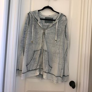 Comfy seven jeans distressed hoodie 22/24