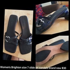 Women's Brighton slide on sandals
