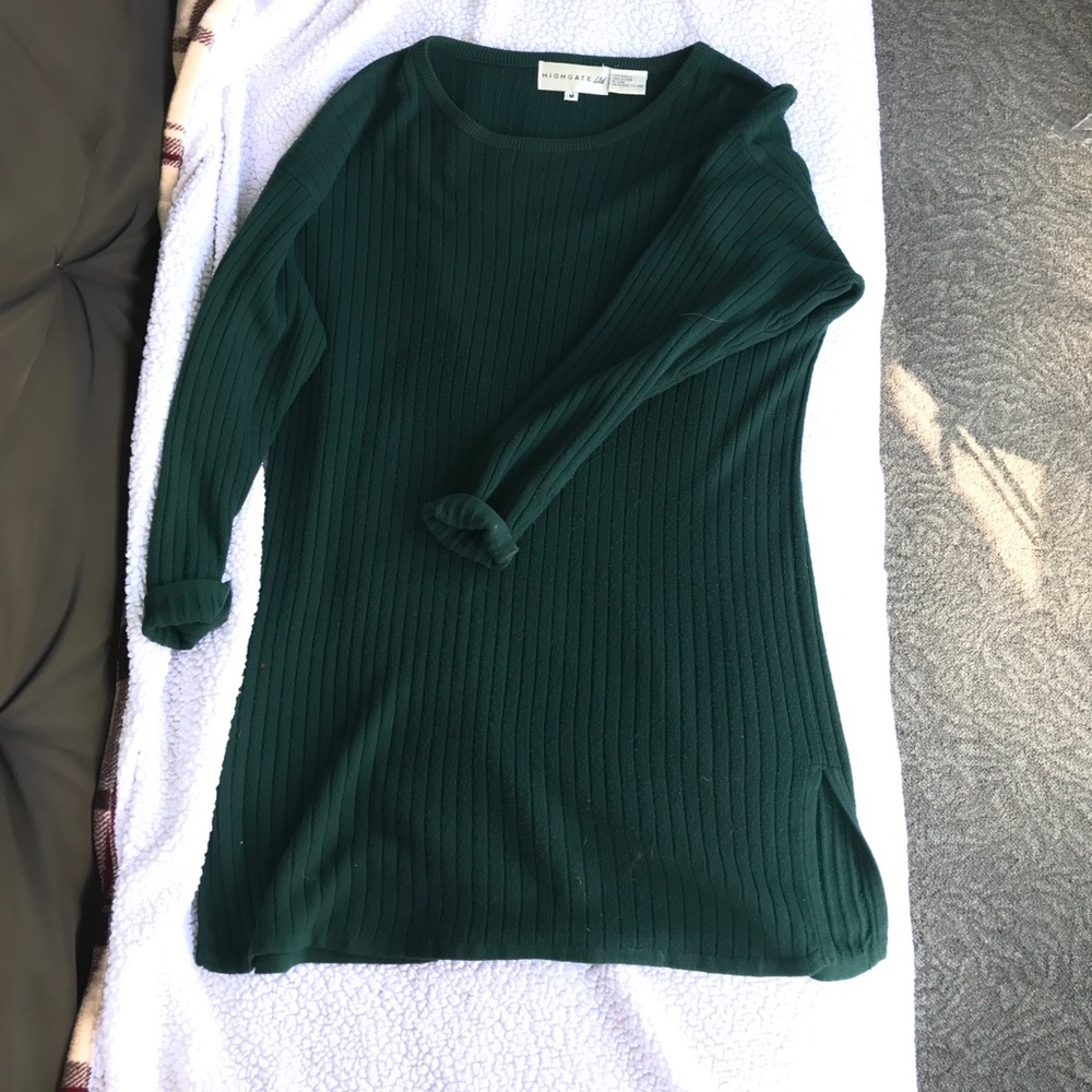Vintage green minimalist tunic
