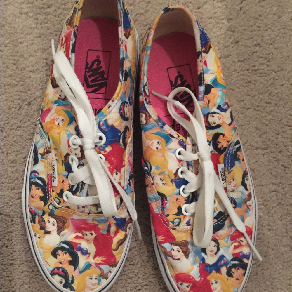 Disney Princess Vans Size 7