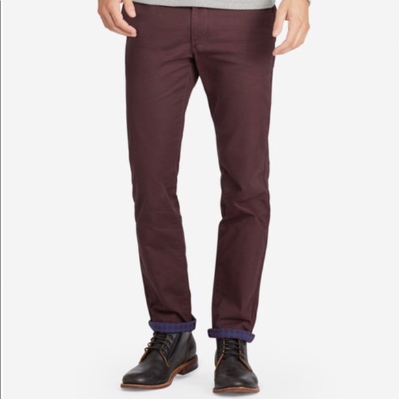 bonobos flannel lined chinos