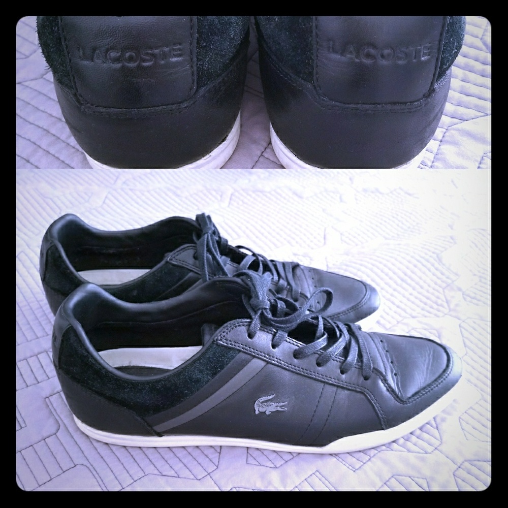 Lacoste men's black shoe