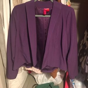 Purple blazer