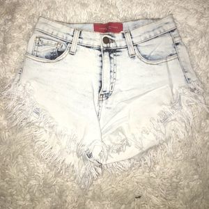 Distressed Jean Shorts