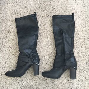 Edgy Soft black leather boots