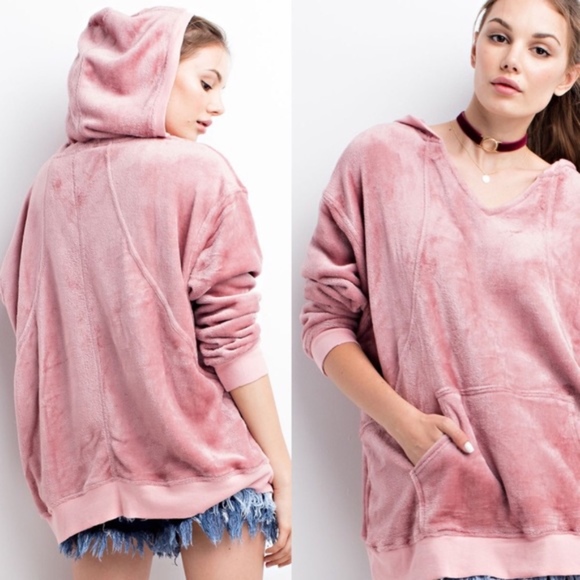 MIKAYLA Oh So Soft Hoodie - MAUVE - Picture 2 of 4
