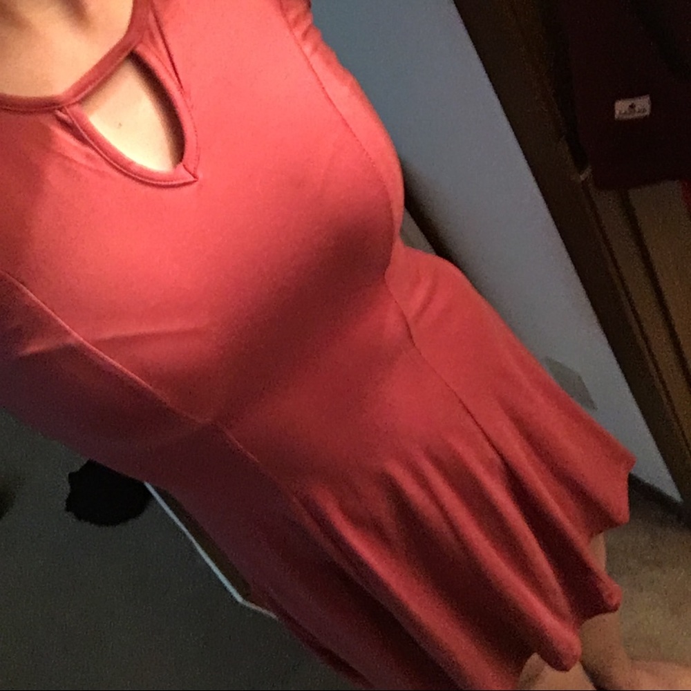 Simple Salmon Dress