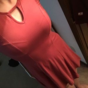 Simple Salmon Dress