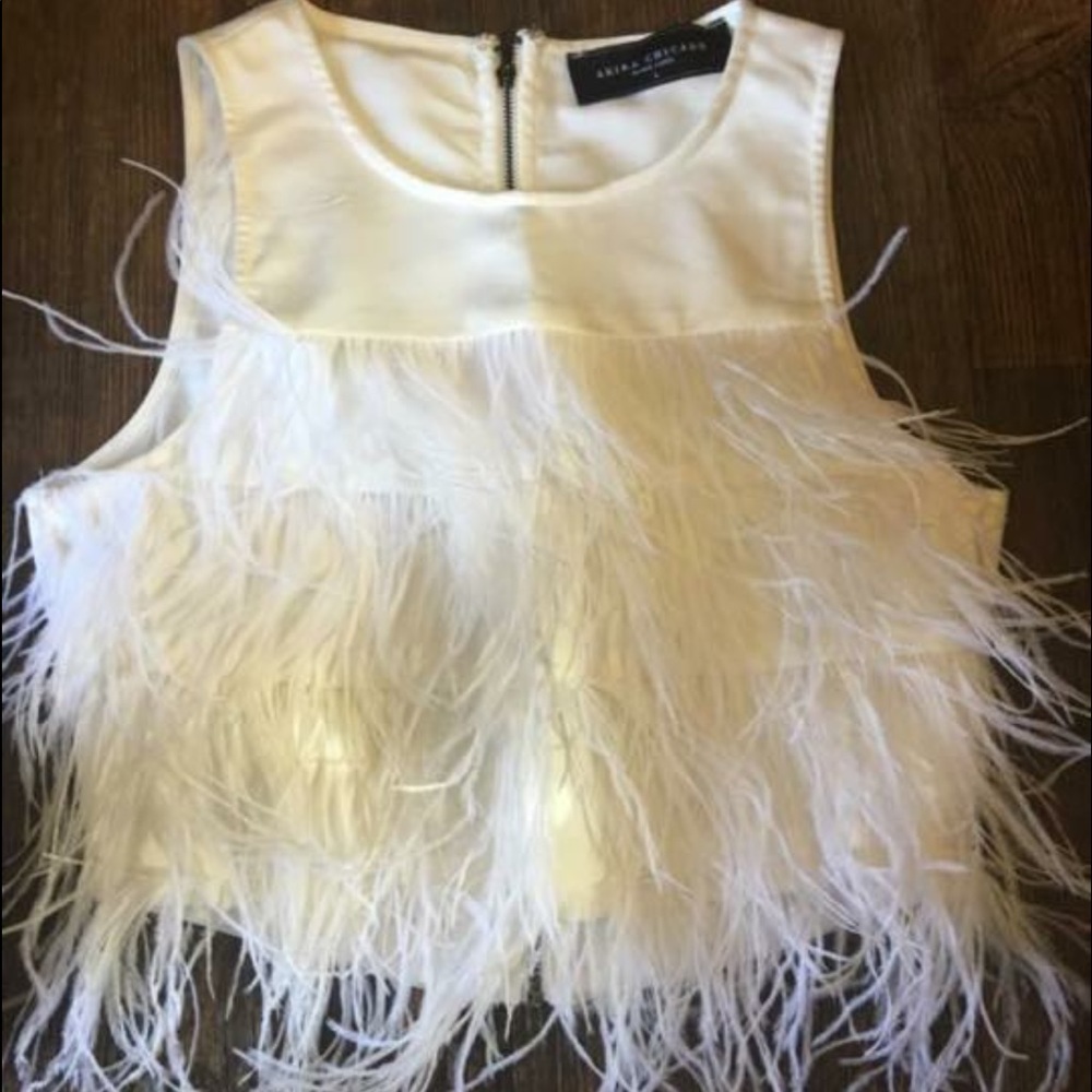 Akira feather shirt