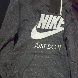 Nike pullover hoodie and dri-fit shirt