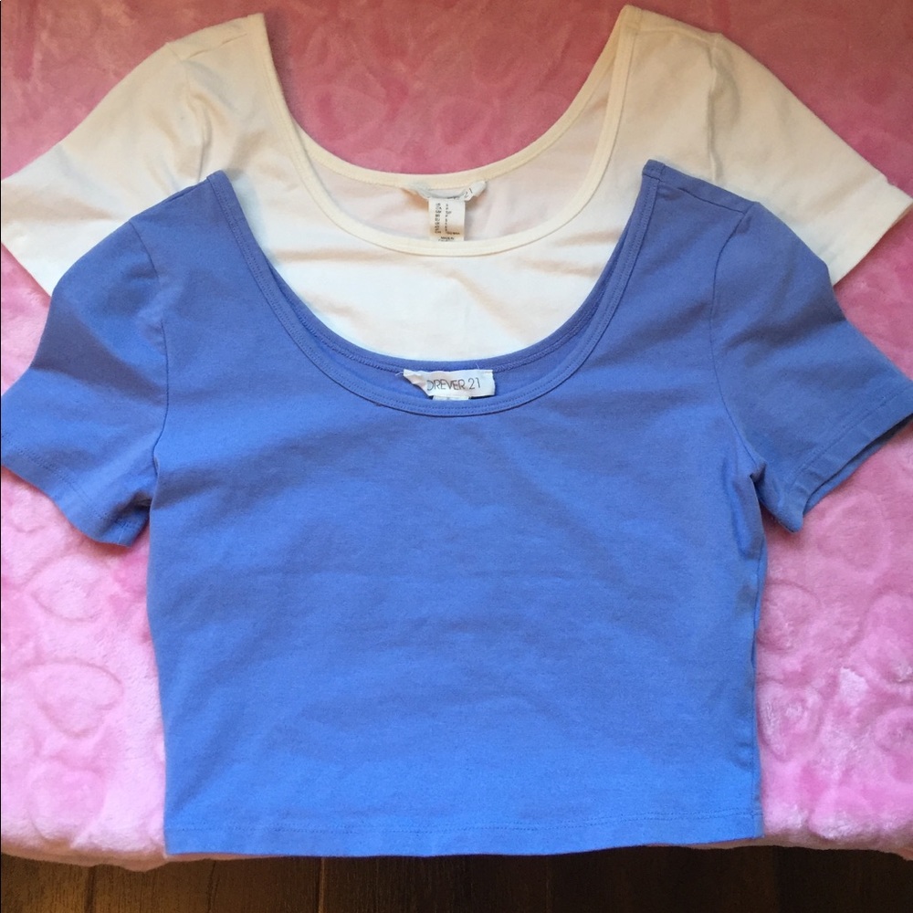 XXI crop tops