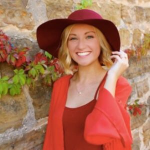 Red Wool Floppy Hat