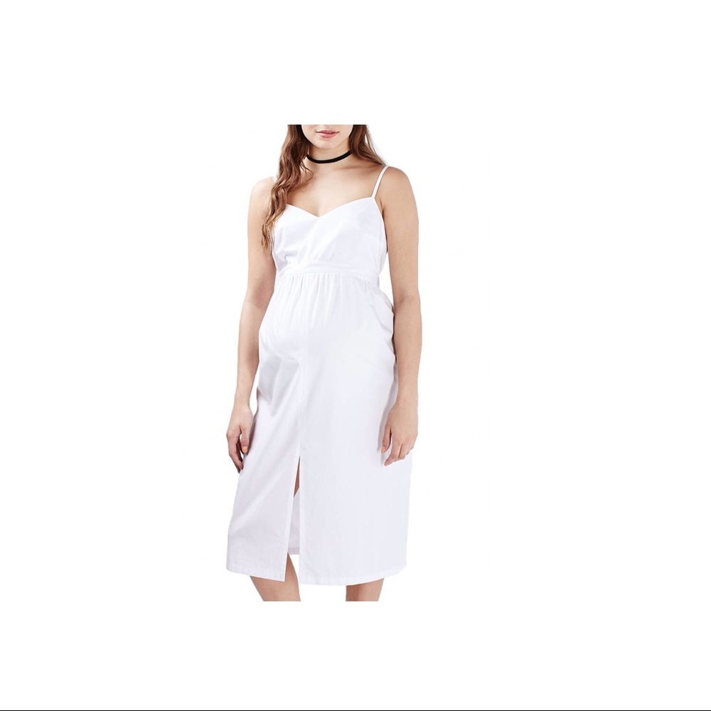 Topshop maternity bow Midi dress
