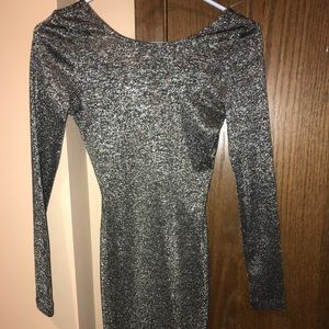 H&M sparkly bodycon dress