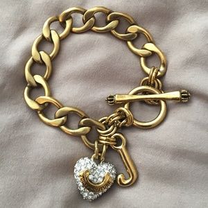 Juicy Couture chain charm bracelet