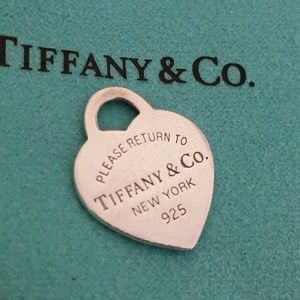 Tiffany & co heart charm