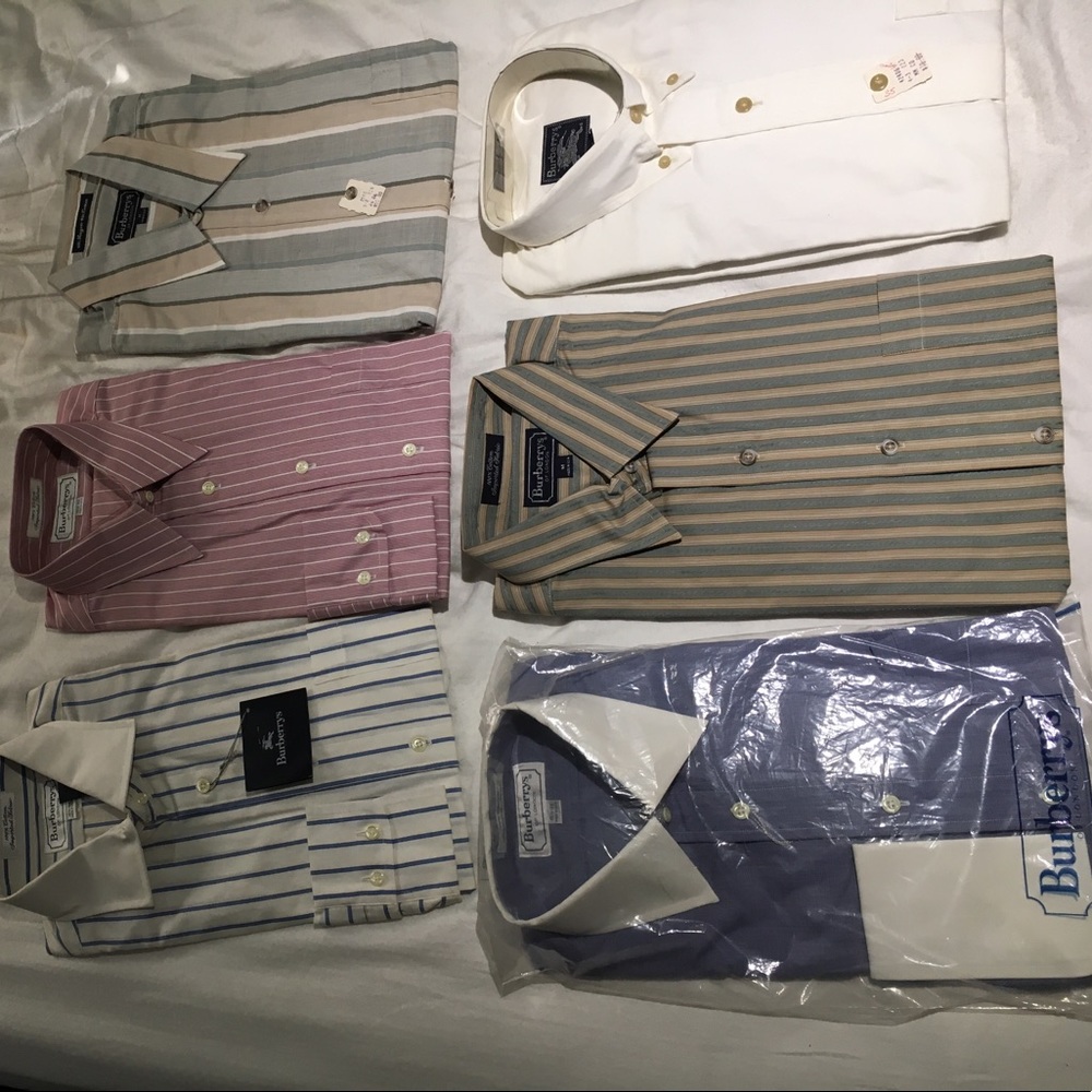 BURBERRYS OF LONDON! VINTAGE BUTTON DOWNS..