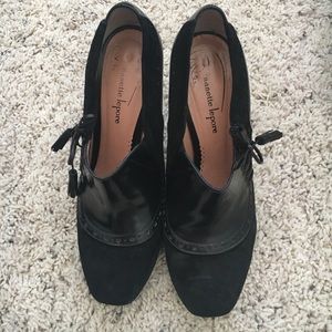 Like new Nanette Lapore black booties
