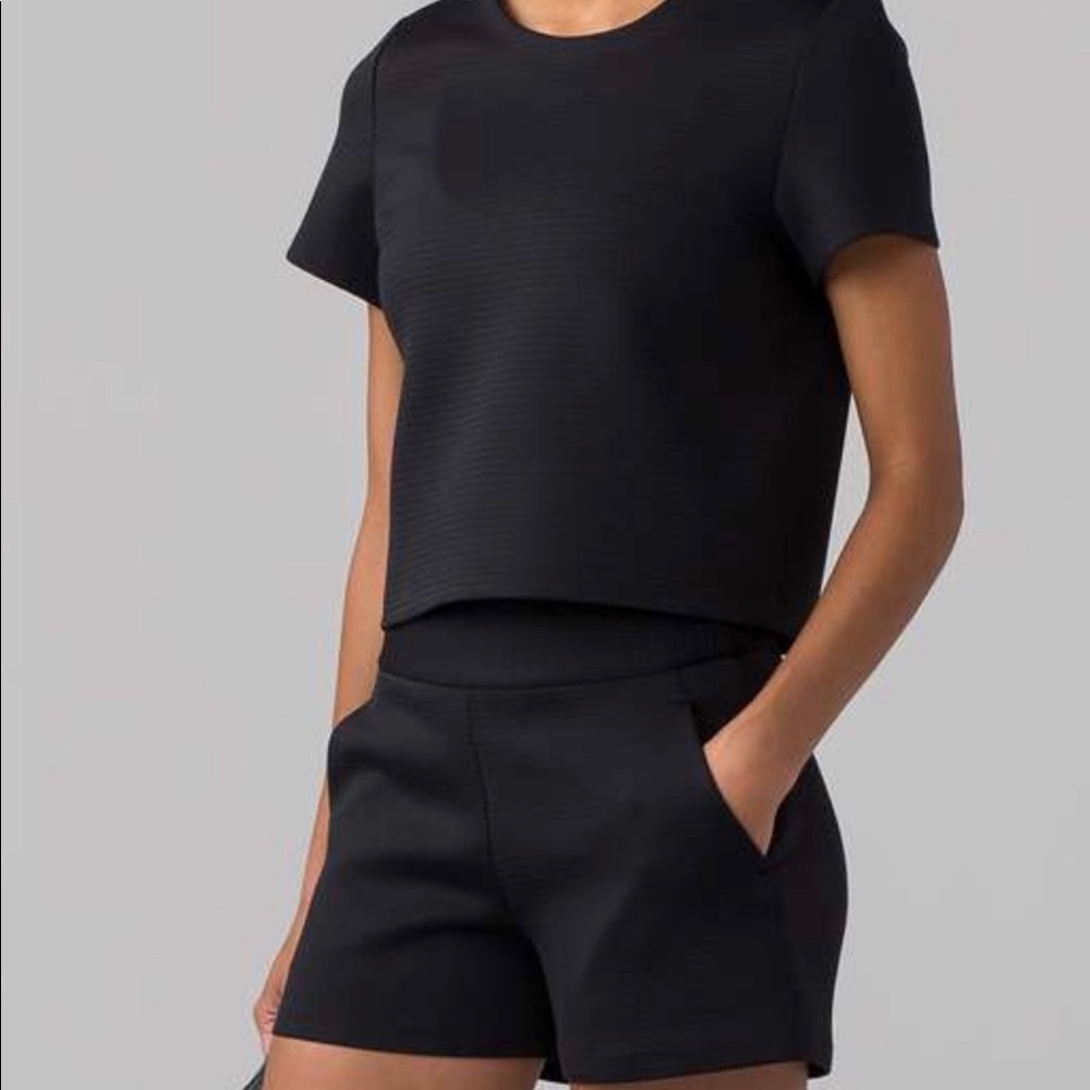 Lululemon Shaped short sleeve top and shorts