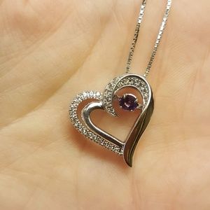 Diamond and amethyst necklace from Kay Jeweler