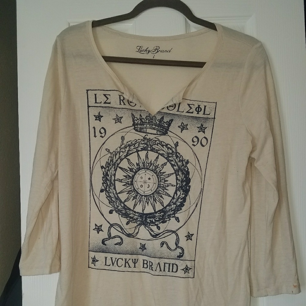 Lightweight 3/4 length sleeve T-shirt