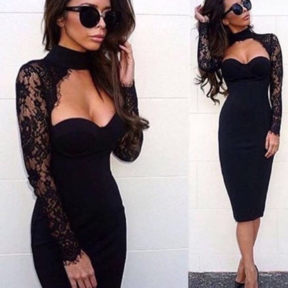 Sexy black dress. Fits medium