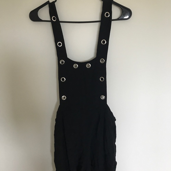 Black silk romper - Picture 1 of 1