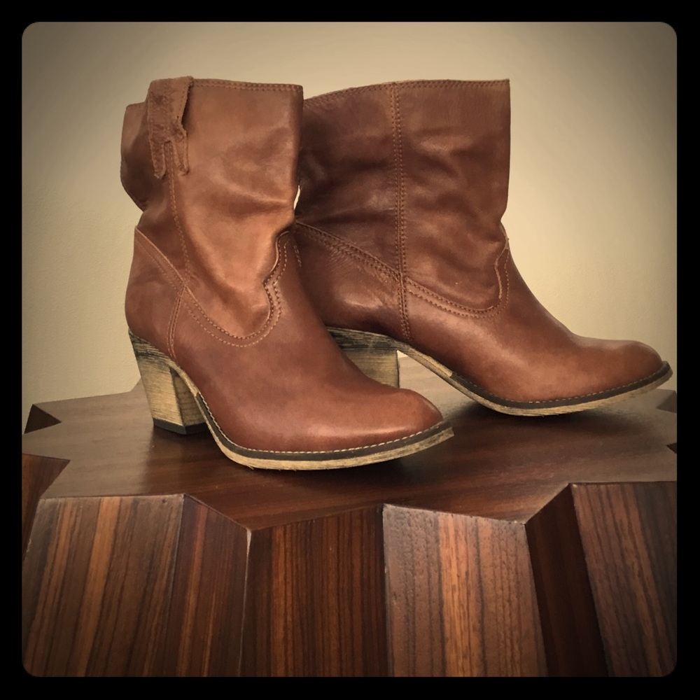 Steve Madden Leather Ankle Boots