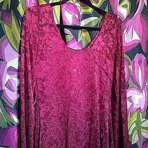 Black Milk Clothing Arabella Dress-Wine Size XL