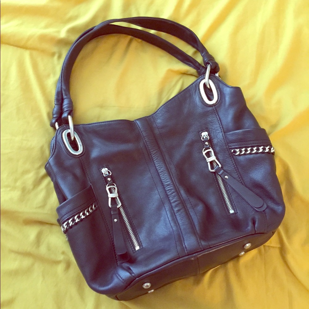 Makowsky Leather Handbag