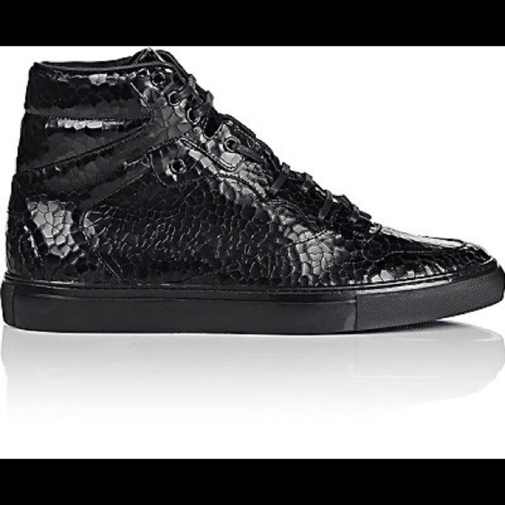 High top black balenciaga sneakers NEW